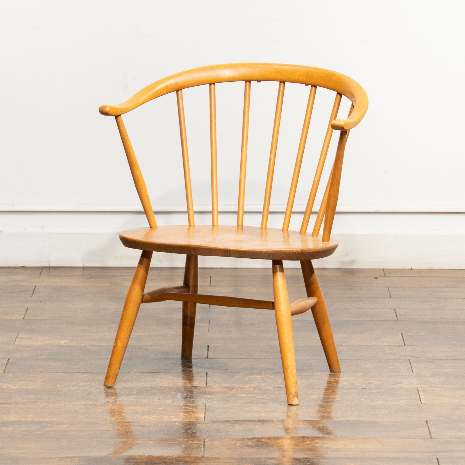 s*o様 ヴィンテージ ERCOL•アーコール チェア(CB-1) 英国【ERCOL アーコール】ゆとりある座面で安定感抜群 ロータイプ