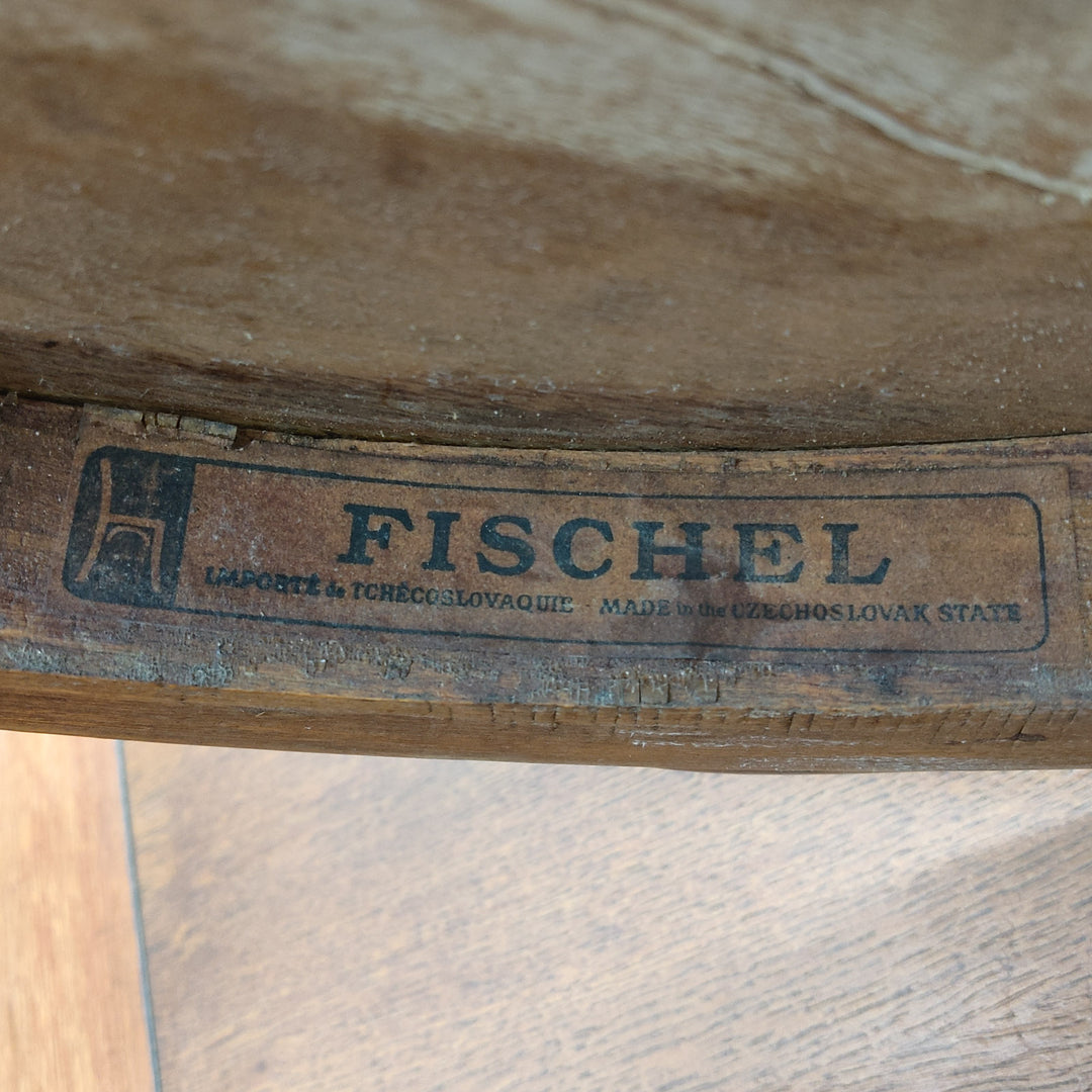 【FISCHEL フィッシェル】包み込むような背もたれとアームで快適な座り心地 ビーチ ベントウッド アームチェア /25G-5