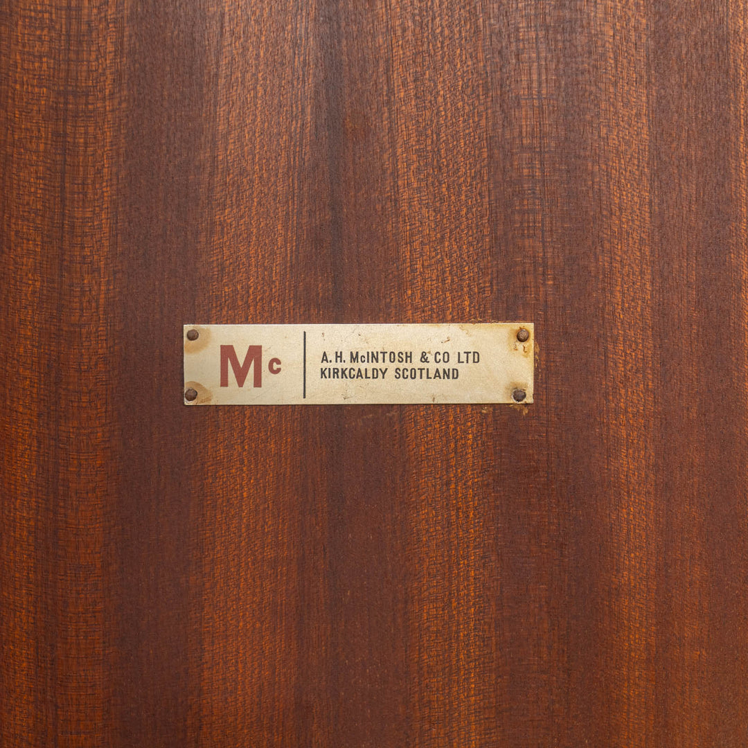 英国【A.H.McINTOSH マッキントッシュ】すっきりとしたシンプルなフォルム ラウンド エクステンション ダイニングテーブル /25G