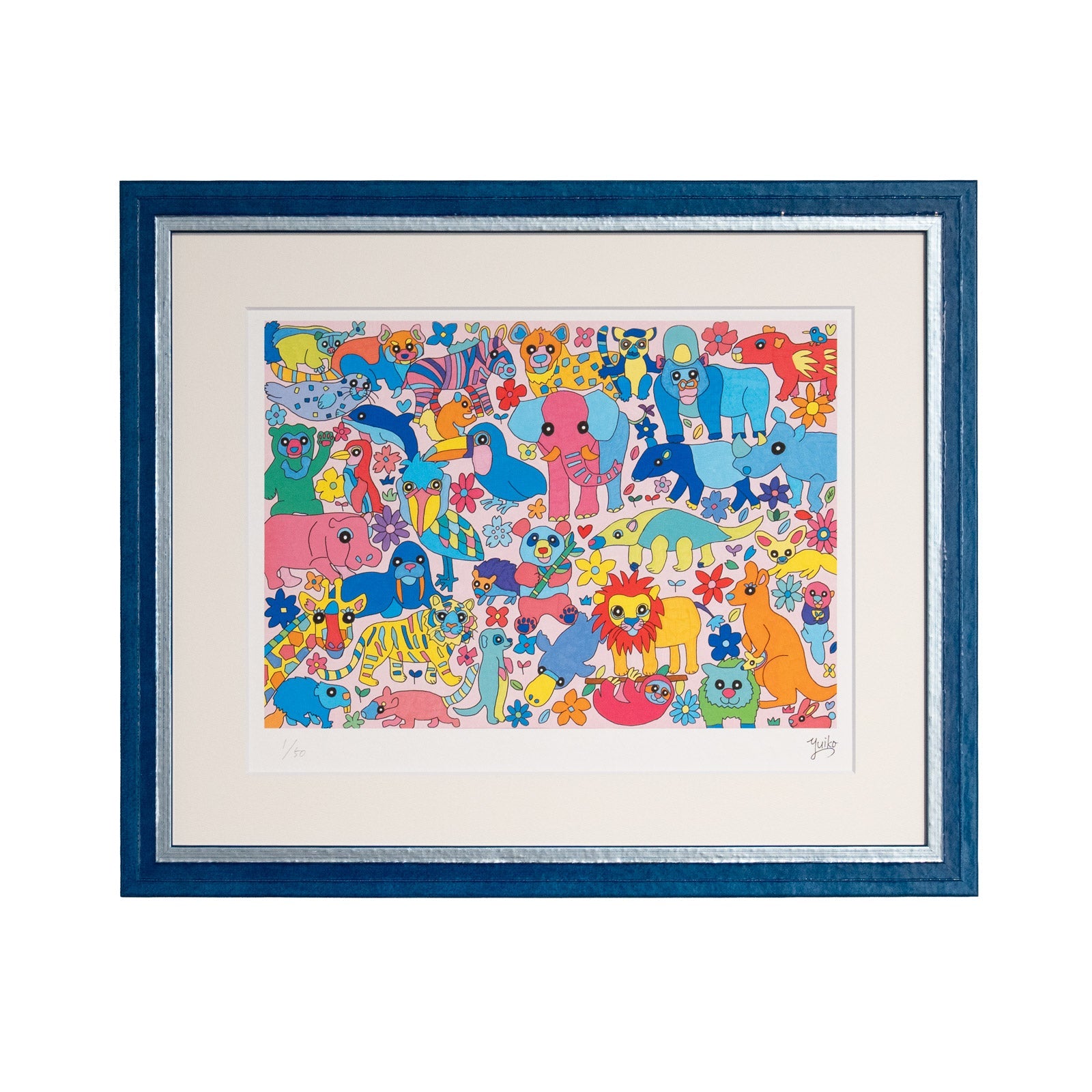 【IN010】　版画　絵画　アーティスト　サインあり IN010】 版画 絵画 アーティスト サインあり Span Art Gallery