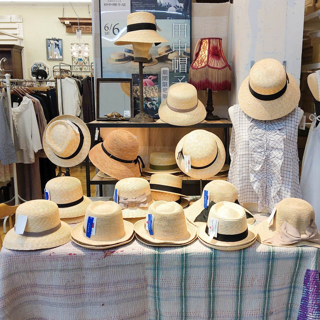 田中帽子店の POP UP を守谷店でも開催しております！