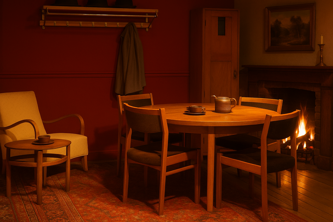 英国ヴィンテージ家具で過ごす冬