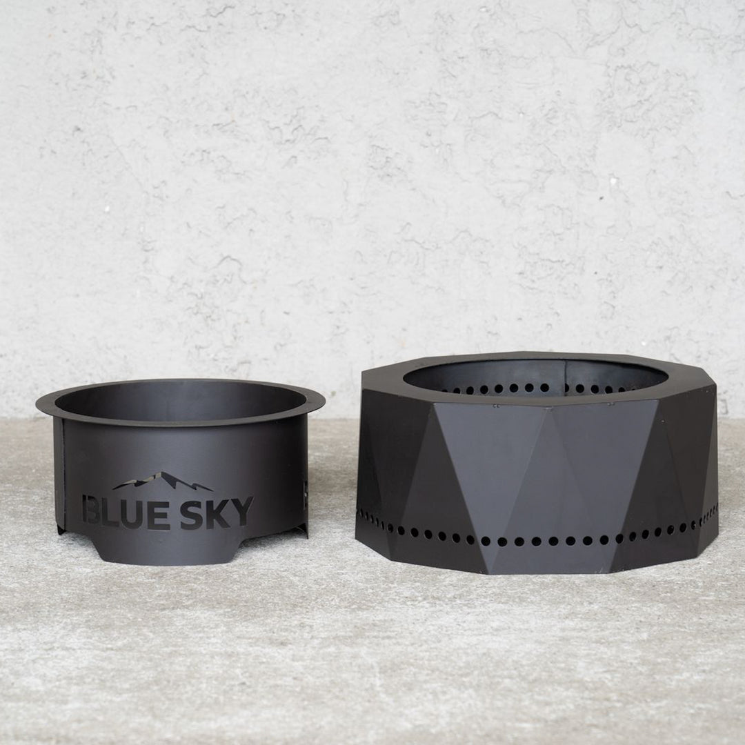 ◇二次燃焼！焚き火台 BLUE SKY OUTDOOR LIVING ポータブルファイヤーピット[m]