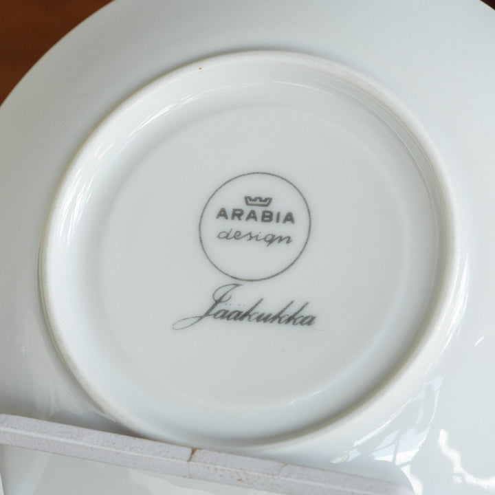 【ARABIA アラビア Jaakukka ヤークッカ】コーヒーカップ＆ソーサー /21G-1 [m]