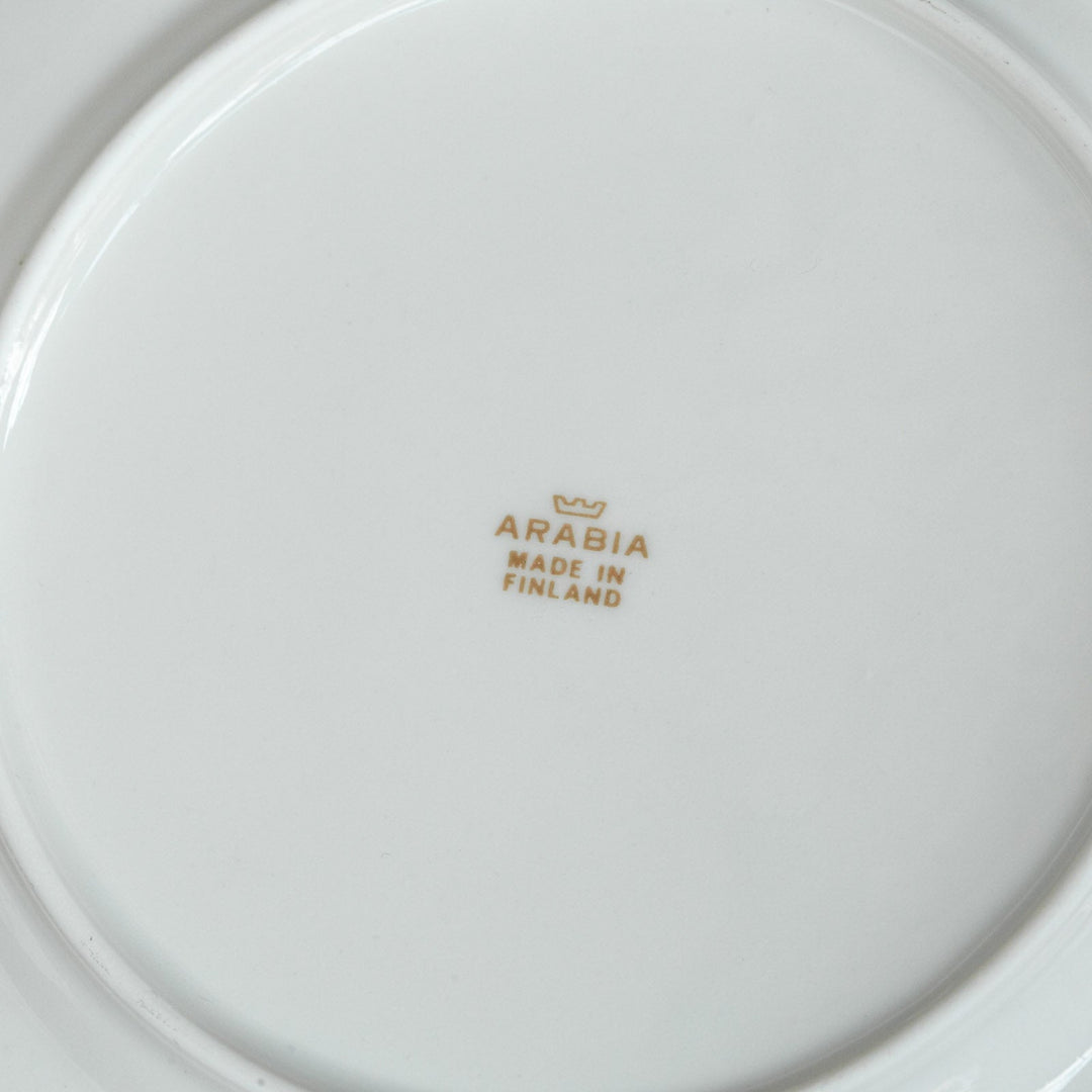 【ARABIA アラビア Roksana ロクサナ】プレート オレンジ 18cm /21G-3[m]