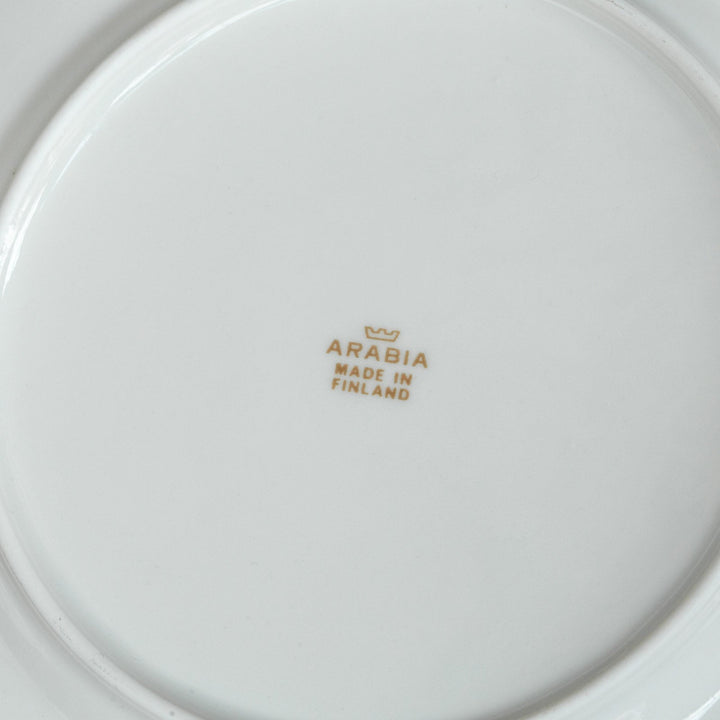 【ARABIA アラビア Roksana ロクサナ】プレート オレンジ 18cm /21G-3[m]