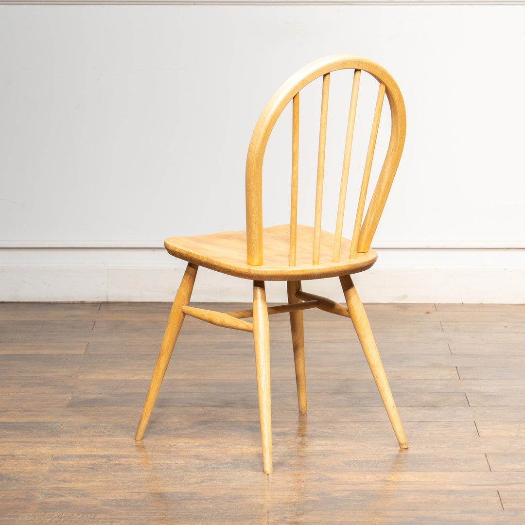 英国【ERCOL アーコール】エルム 4本スポーク フープバックチェア No.400 Windsor ウインザー /21H-11[m]
