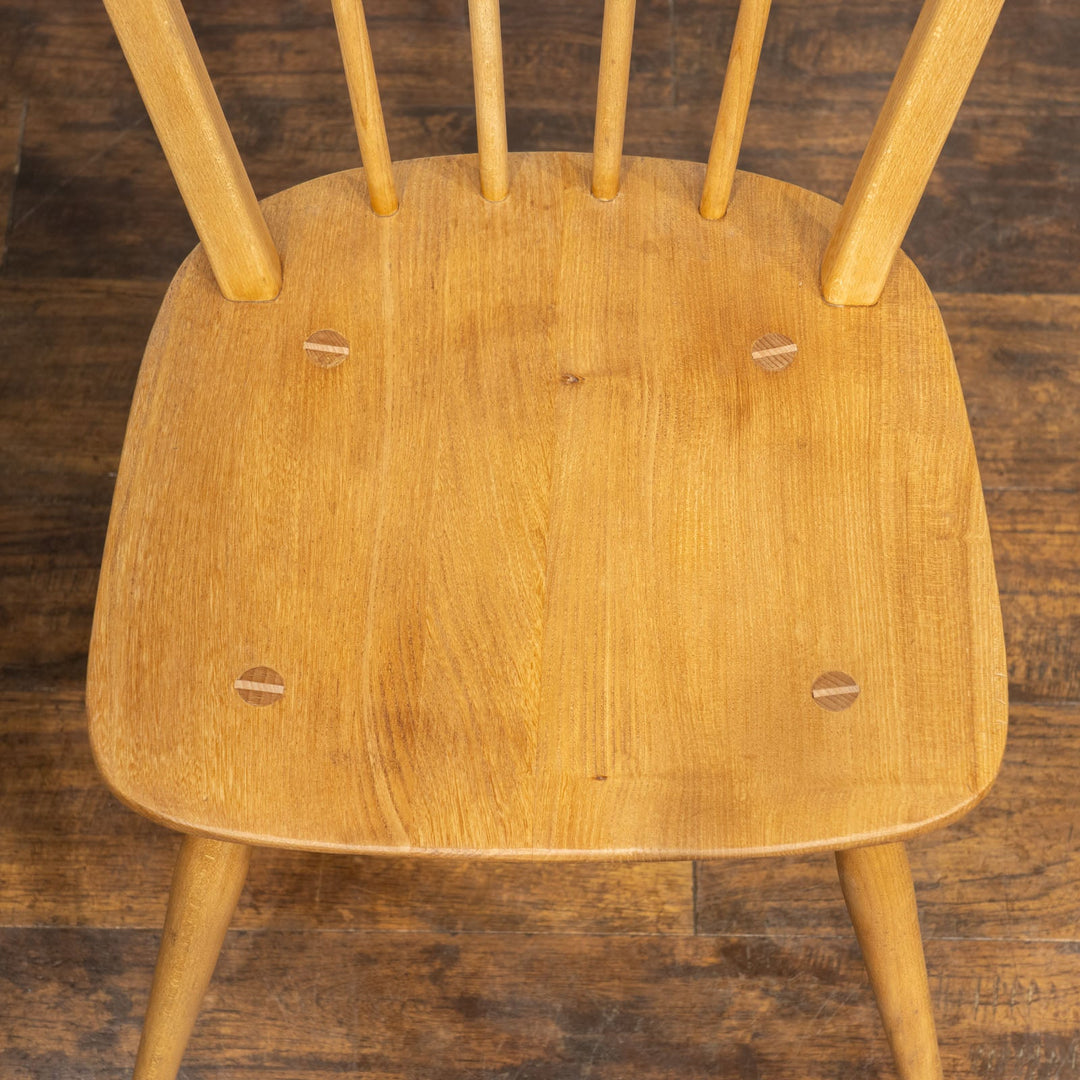 英国【ERCOL アーコール】エルム 4本スポーク フープバックチェア No.400 Windsor ウインザー /21H-11[m]