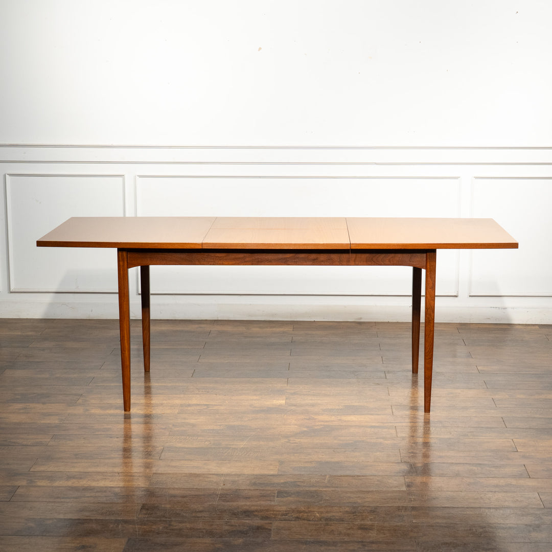 【EUROPA FURNITURE エウロパファニチャー】上質な北欧スタイル チーク エクステンション ダイニングテーブル /21H[m]