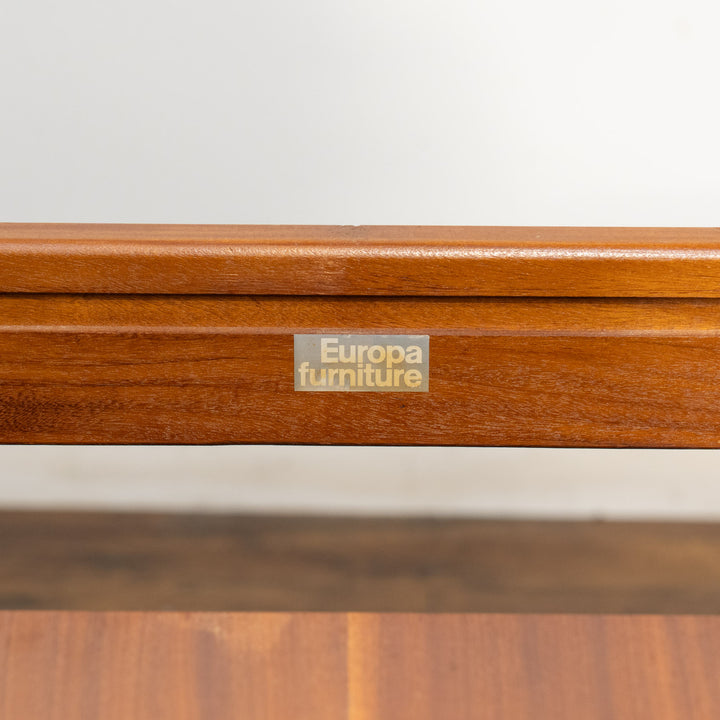 【EUROPA FURNITURE エウロパファニチャー】上質な北欧スタイル チーク エクステンション ダイニングテーブル /21H[m]