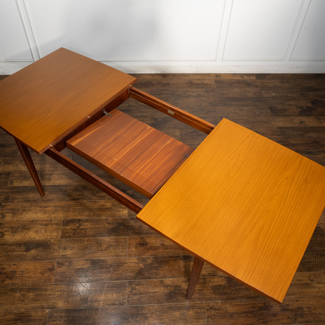 【EUROPA FURNITURE エウロパファニチャー】上質な北欧スタイル チーク エクステンション ダイニングテーブル /21H[m]