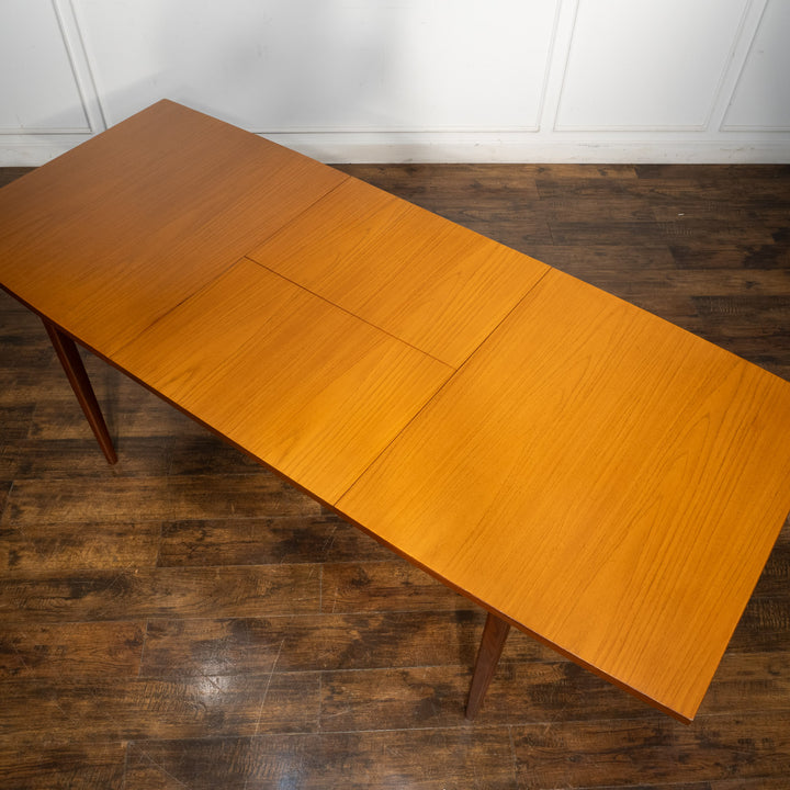 【EUROPA FURNITURE エウロパファニチャー】上質な北欧スタイル チーク エクステンション ダイニングテーブル /21H[m]