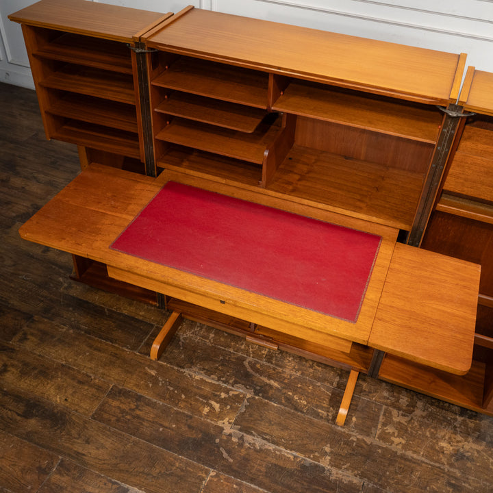 英国【Newcraft Ltd. ニュークラフト HOME OFFICE ホームオフィス】レアモデル 変形フォールディングデスク /21L