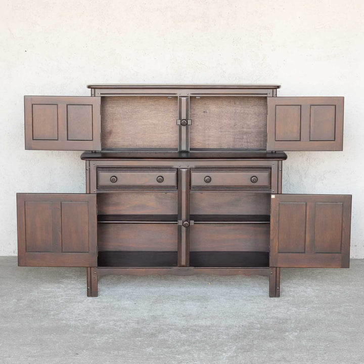 英国【ERCOL アーコール】クラシカルで気品ある佇まい コートカップボード Old Colonial オールドコロニアル[m]