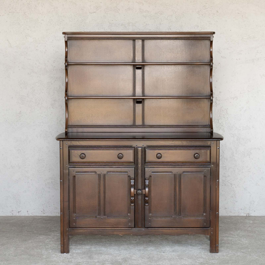 英国【ERCOL アーコール】伝統的な気品あふれるデザイン エルム カップボード Old Colonial オールドコロニアル /22B[m]