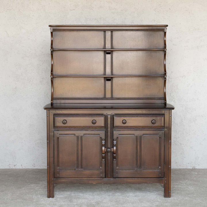 英国【ERCOL アーコール】伝統的な気品あふれるデザイン エルム カップボード Old Colonial オールドコロニアル /22B[m]
