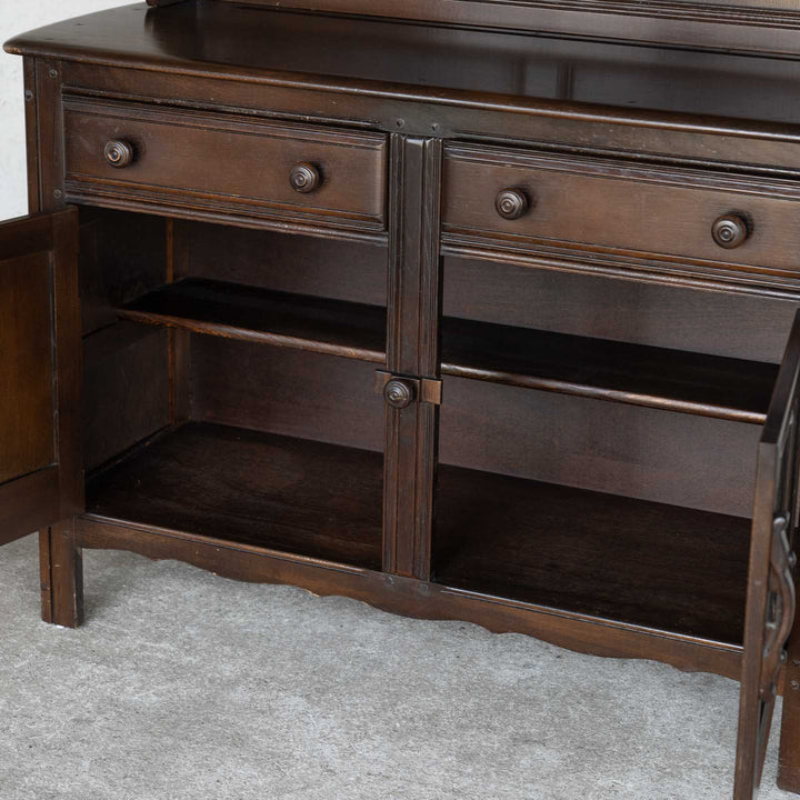 英国【ERCOL アーコール】伝統的な気品あふれるデザイン エルム カップボード Old Colonial オールドコロニアル /22B[m]
