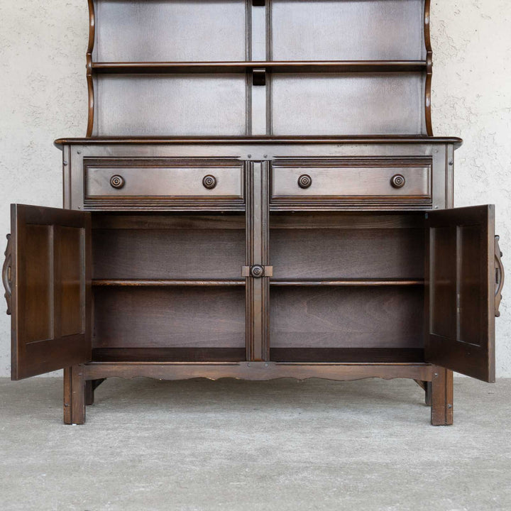 英国【ERCOL アーコール】伝統的な気品あふれるデザイン エルム カップボード Old Colonial オールドコロニアル /22B[m]