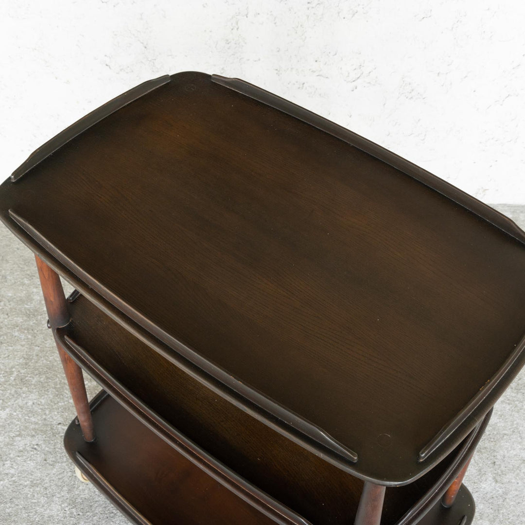 英国【ERCOL アーコール】伝統的な英国ティートローリースタイル トローリーワゴン No.458 Old Colonial オールドコロニアル /22B-1[m]