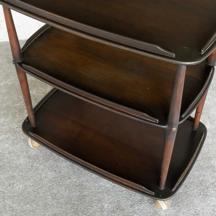 英国【ERCOL アーコール】伝統的な英国ティートローリースタイル トローリーワゴン No.458 Old Colonial オールドコロニアル /22B-1[m]