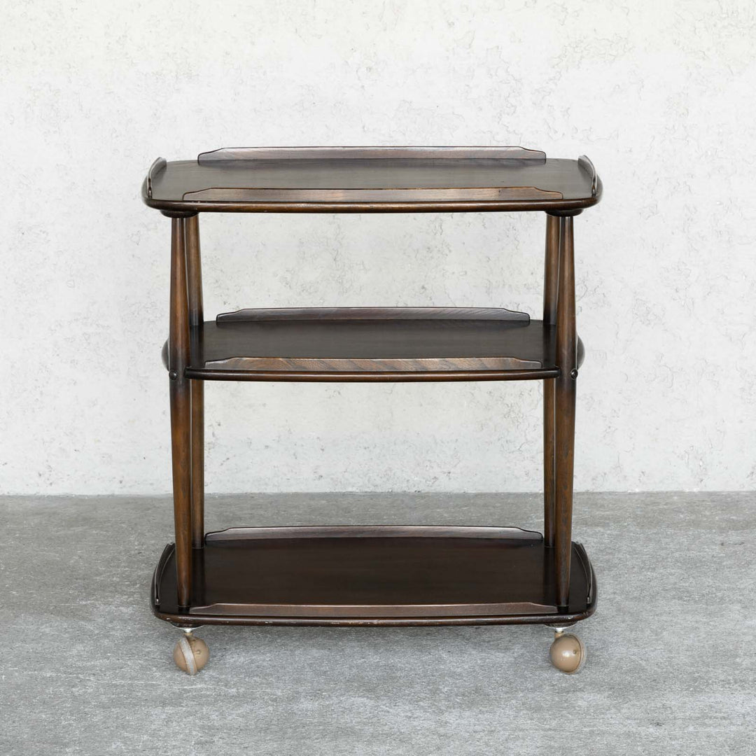 英国【ERCOL アーコール】伝統的な英国ティートロリースタイル トローリーワゴン No.458 Old Colonial オールドコロニアル /22B-2[m]