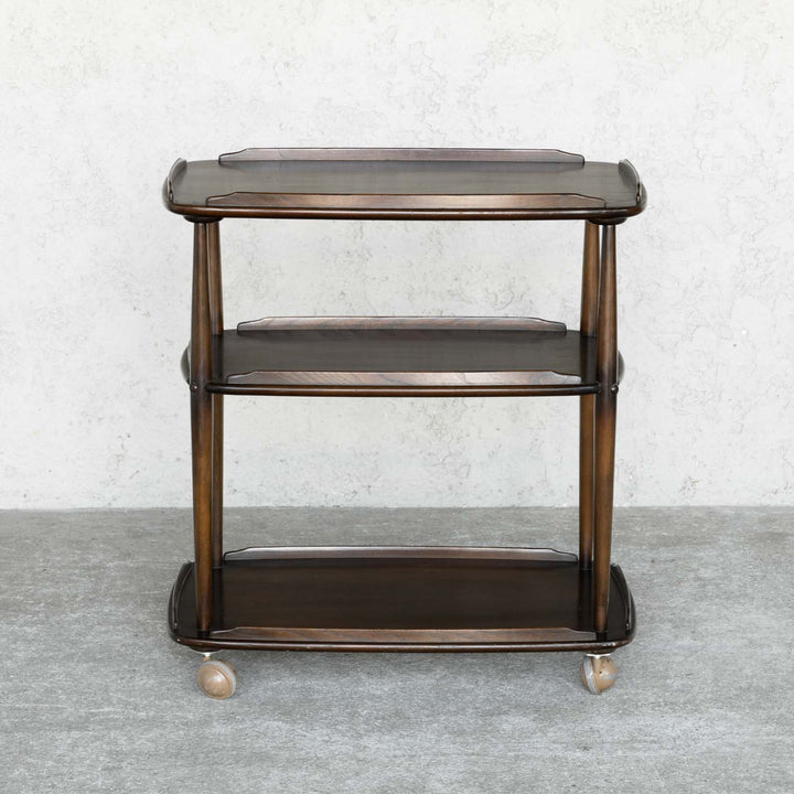 英国【ERCOL アーコール】伝統的な英国ティートロリースタイル トローリーワゴン No.458 Old Colonial オールドコロニアル /22B-2[m]