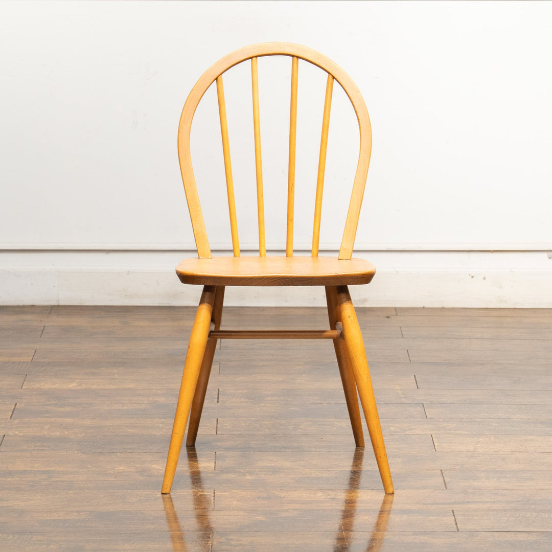 英国【ERCOL アーコール】エルム 4本スポーク フープバックチェア No.400 Windsor ウインザー /22B-14