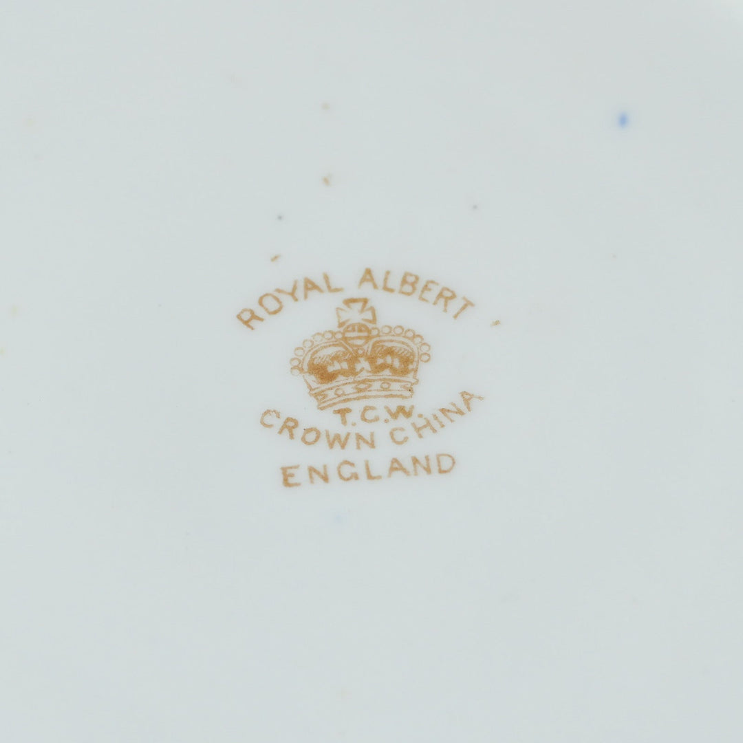 【ROYAL ALBERT ロイヤルアルバート CROWN CHINA クラウンチャイナ】ディナープレート 22cm /22B-14[m]