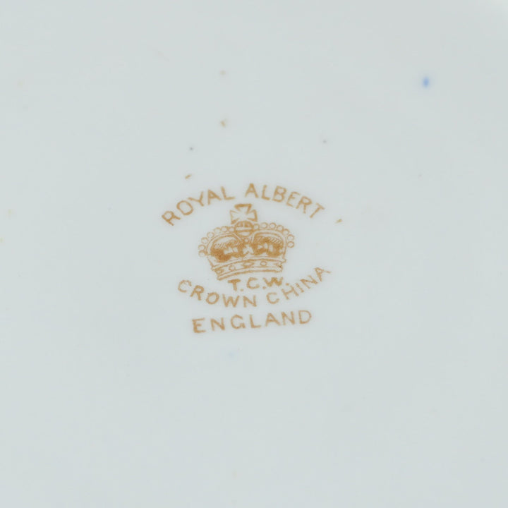 【ROYAL ALBERT ロイヤルアルバート CROWN CHINA クラウンチャイナ】ディナープレート 22cm /22B-14[m]