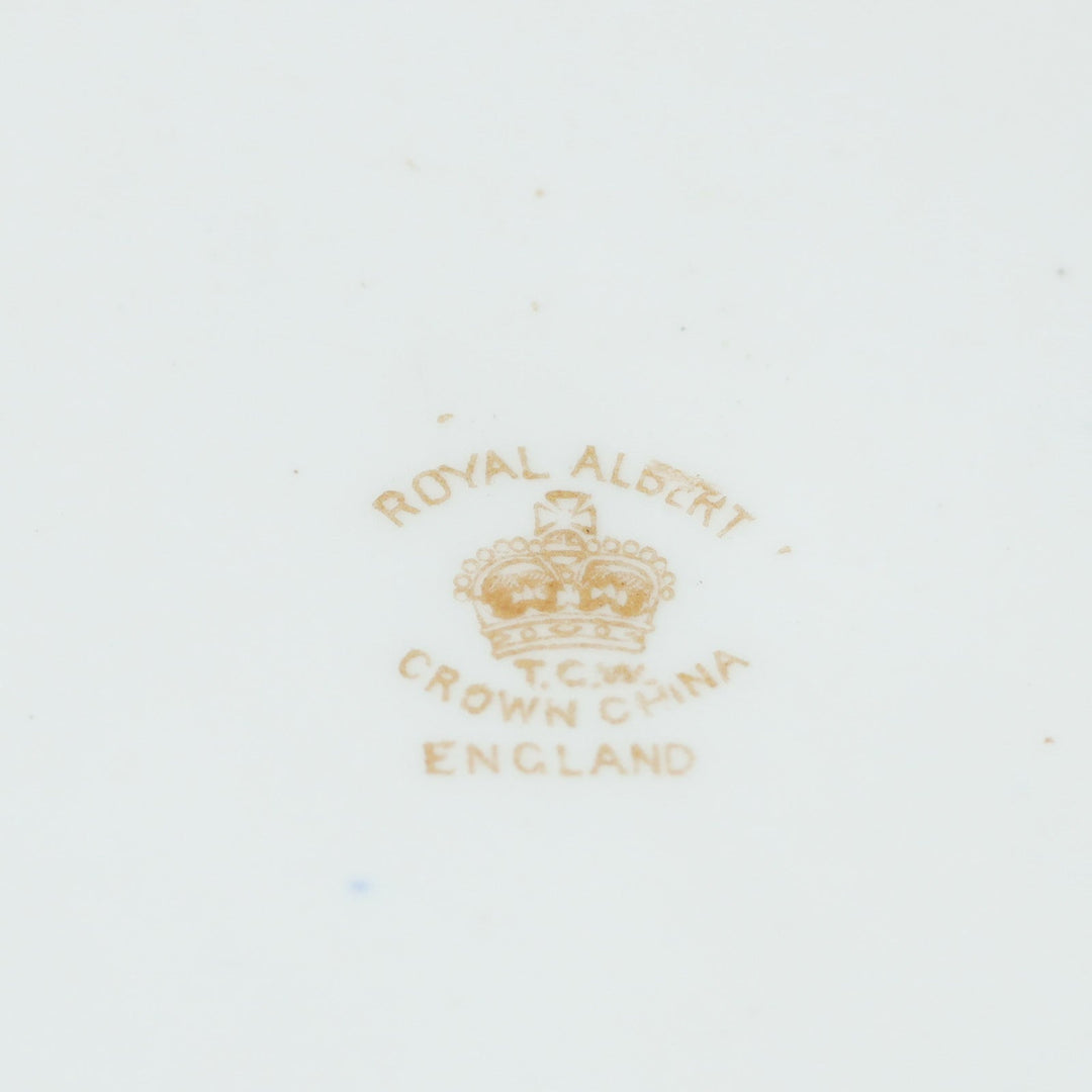 【ROYAL ALBERT ロイヤルアルバート CROWN CHINA クラウンチャイナ】ディナープレート 22cm /22B-15[m]