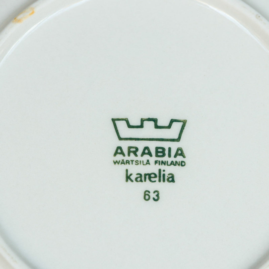 【ARABIA アラビア Karelia カレリア】コーヒーカップ&ソーサー  /22B-1 [m]