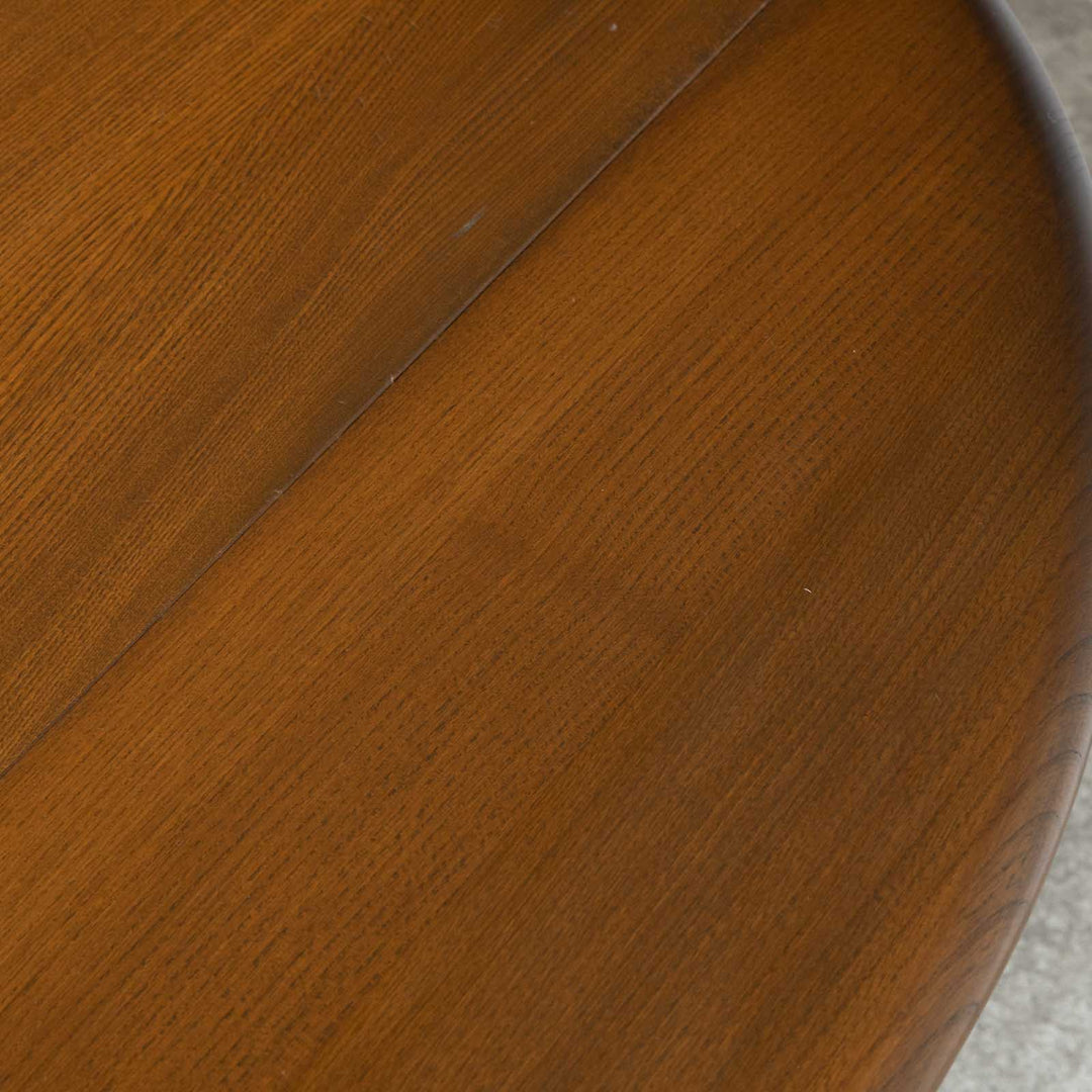 英国【ERCOL アーコール】折りたたみ式サイドテーブル エルム ゲートレッグローテーブル Old Colonial オールドコロニアル /22D[m]