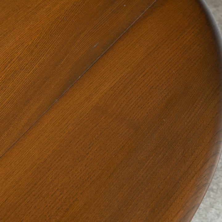 英国【ERCOL アーコール】折りたたみ式サイドテーブル エルム ゲートレッグローテーブル Old Colonial オールドコロニアル /22D[m]