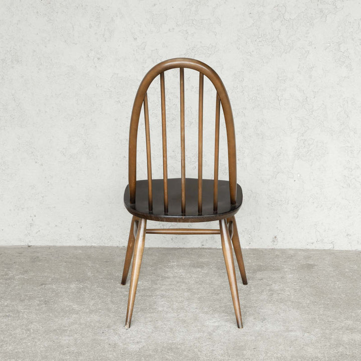 英国【ERCOL アーコール】曲木のボウバック 5本スポーク クエーカーチェア No.365 クッション付き Windsor ウインザー /22D-5 [m]