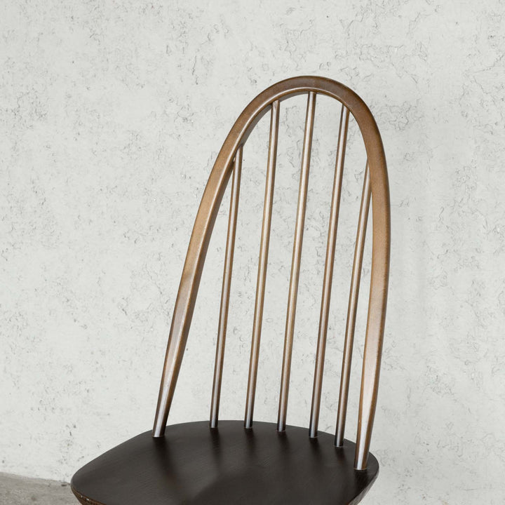 英国【ERCOL アーコール】曲木のボウバック 5本スポーク クエーカーチェア No.365 クッション付き Windsor ウインザー /22D-5 [m]