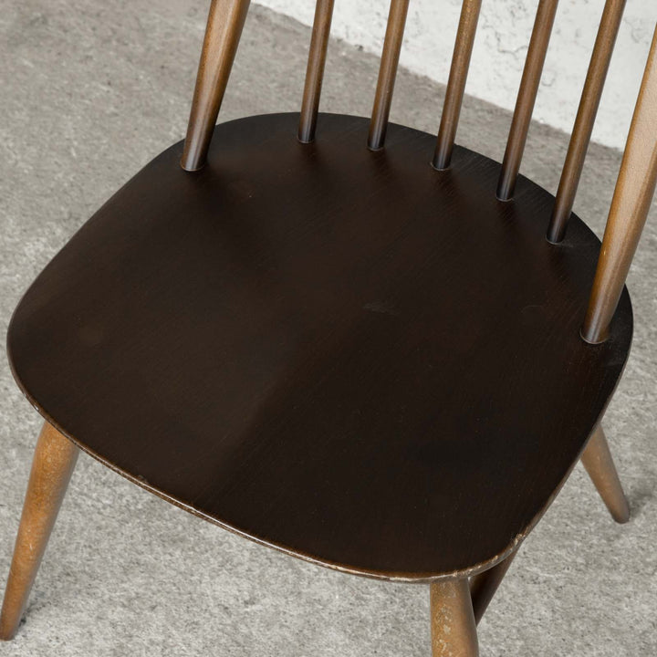 英国【ERCOL アーコール】曲木のボウバック 5本スポーク クエーカーチェア No.365 クッション付き Windsor ウインザー /22D-5 [m]