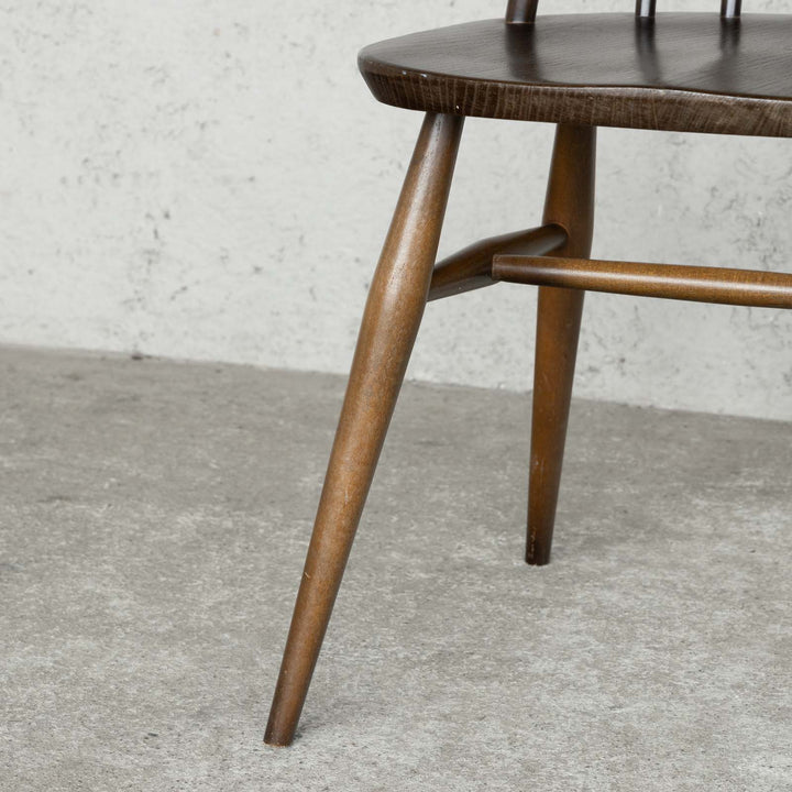 英国【ERCOL アーコール】曲木のボウバック 5本スポーク クエーカーチェア No.365 クッション付き Windsor ウインザー /22D-5 [m]