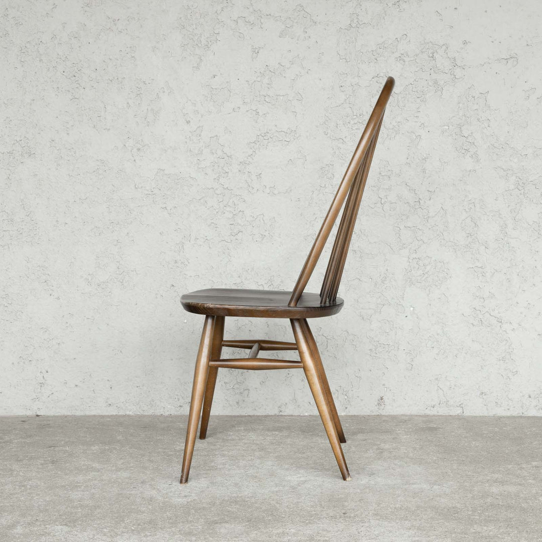 英国【ERCOL アーコール】曲木のボウバック 5本スポーク クエーカーチェア No.365 クッション付き Windsor ウインザー /22D-5 [m]