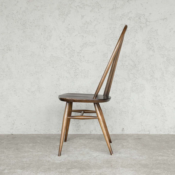英国【ERCOL アーコール】曲木のボウバック 5本スポーク クエーカーチェア No.365 クッション付き Windsor ウインザー /22D-5 [m]