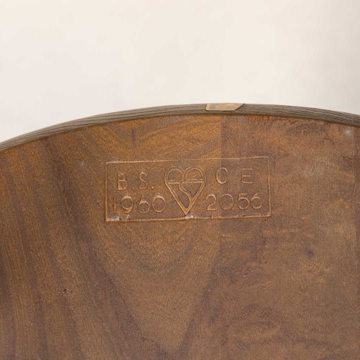 英国【ERCOL アーコール】ブラックペイントが格好いい ゴールドスミスチェア No.369 Windsor ウインザー /22D-5[m]