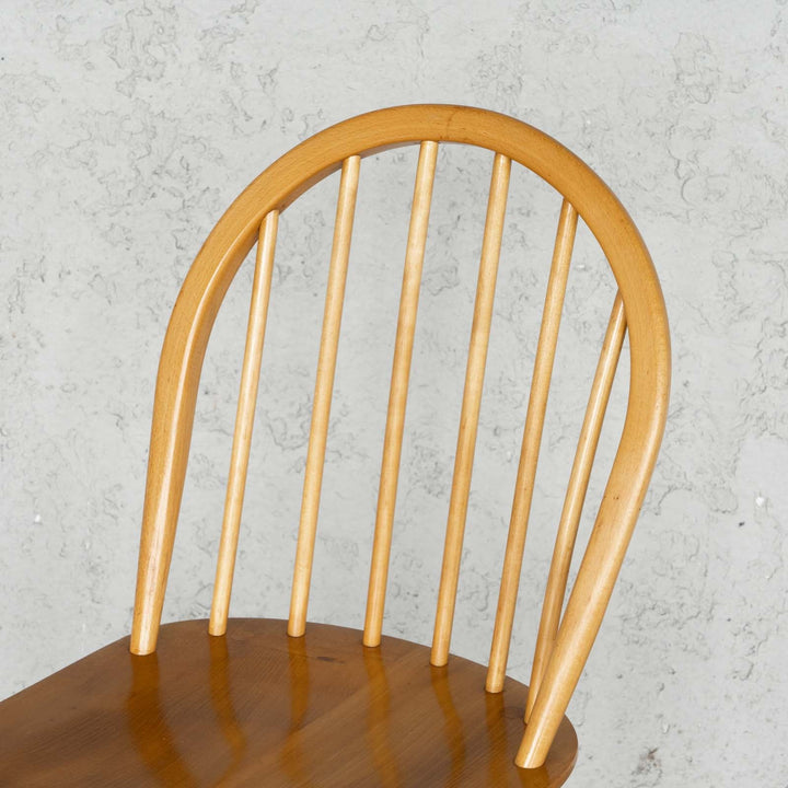 英国【ERCOL アーコール】エルム 6本スポーク フープバックチェア No.139 Windsor ウインザー /22E-9[m]