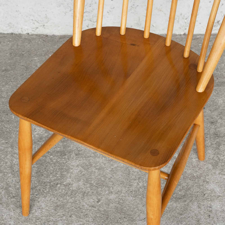 英国【ERCOL アーコール】エルム 6本スポーク フープバックチェア No.139 Windsor ウインザー /22E-9[m]