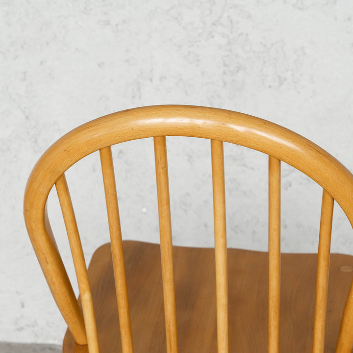 英国【ERCOL アーコール】エルム 6本スポーク フープバックチェア No.139 Windsor ウインザー /22E-9[m]