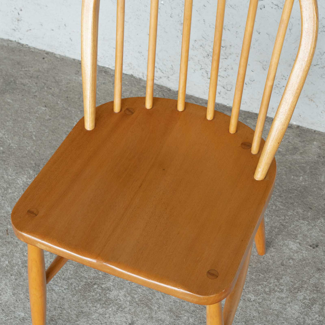 英国【ERCOL アーコール】エルム 6本スポーク フープバックチェア No.139 Windsor ウインザー /22E-14 [m]