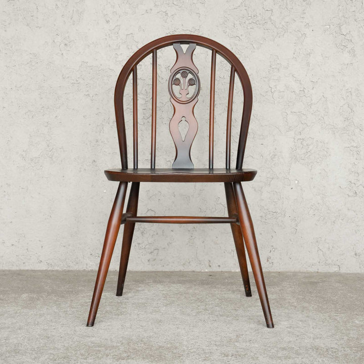英国【ERCOL アーコール】シスルバックチェア No.371 Old Colonial オールドコロニアル /22E-7[m]