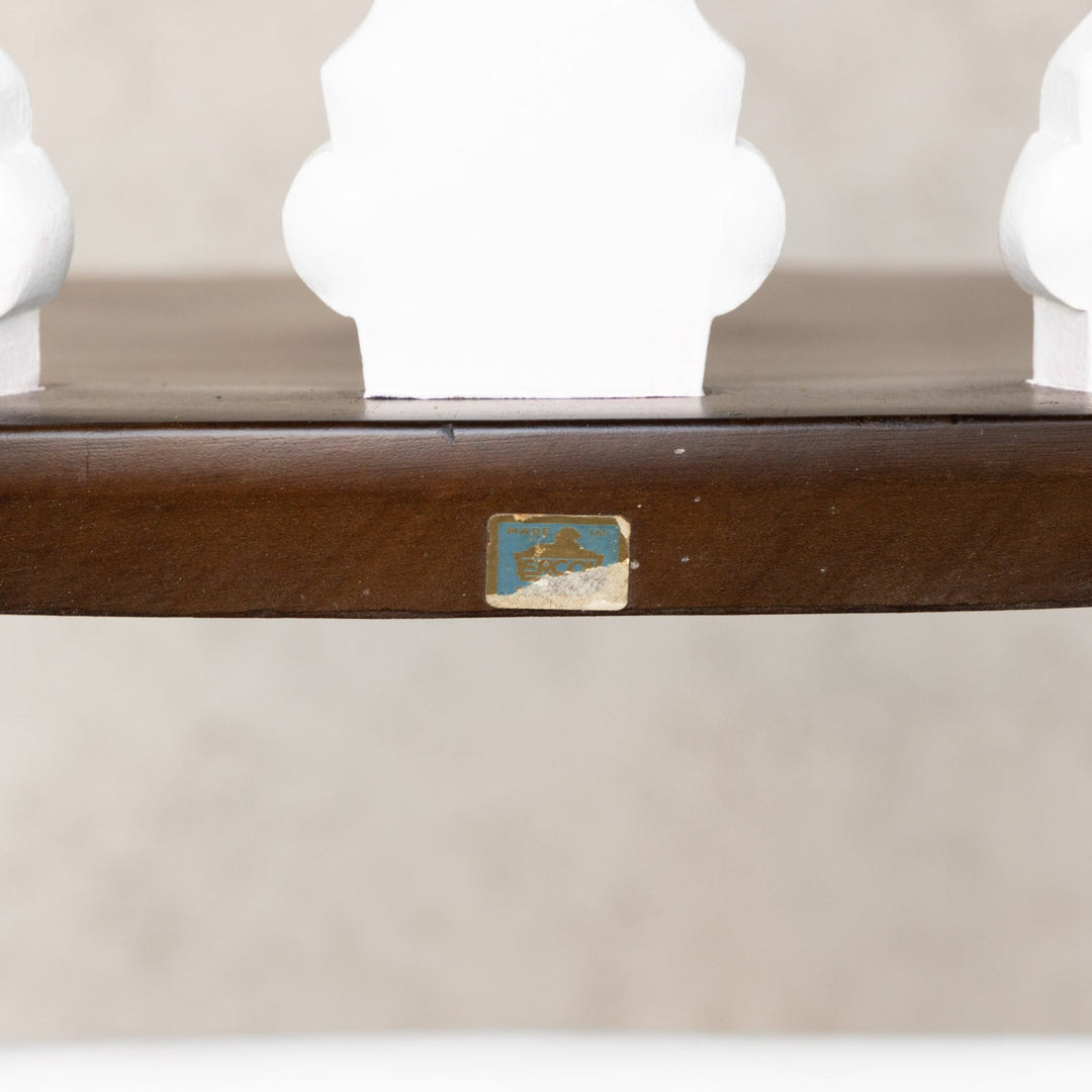 英国【ERCOL アーコール】ホワイトペイントがエレガントさを醸し出す シスルバックチェア No.375 /22E-3 [m]