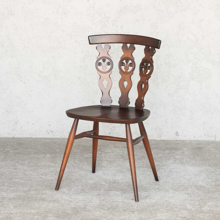 英国【ERCOL アーコール】シスルバックチェア No.375 Old Colonial オールドコロニアル /22E-B4[m]