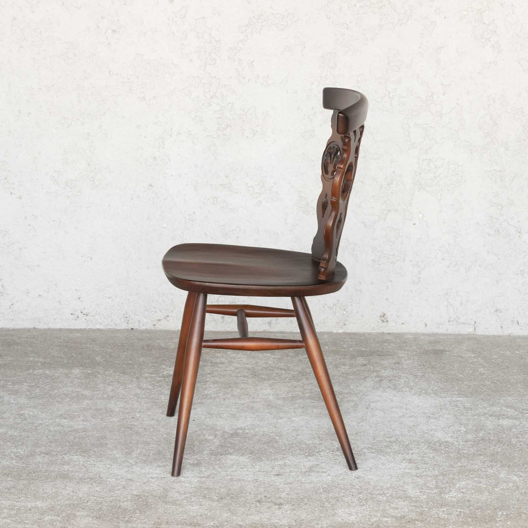 英国【ERCOL アーコール】シスルバックチェア No.375 Old Colonial オールドコロニアル /22E-B4[m]