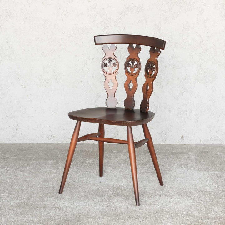 英国【ERCOL アーコール】シスルバックチェア No.375 Old Colonial オールドコロニアル /22E-B6[m]