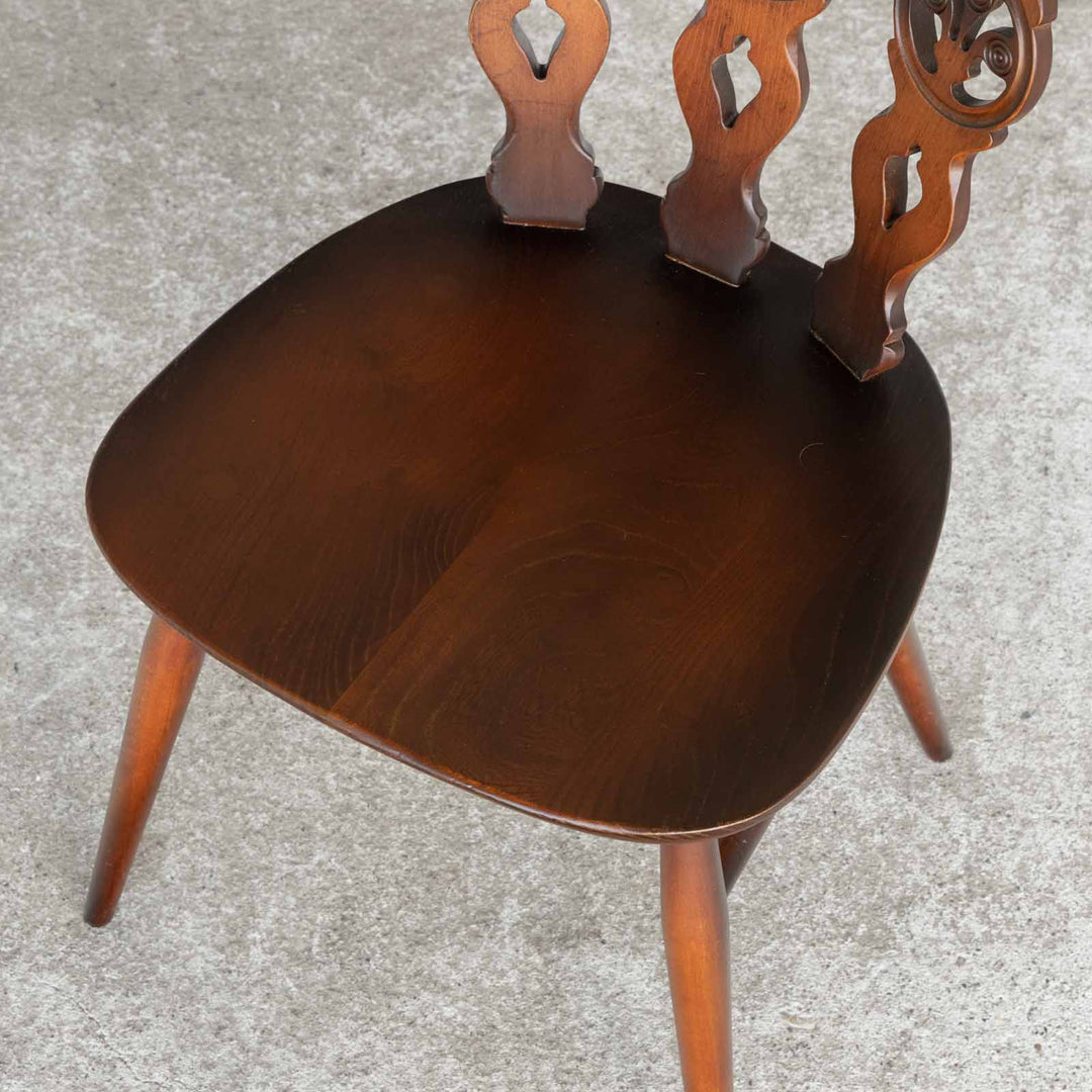 英国【ERCOL アーコール】シスルバックチェア No.375 Old Colonial オールドコロニアル /22E-B6[m]